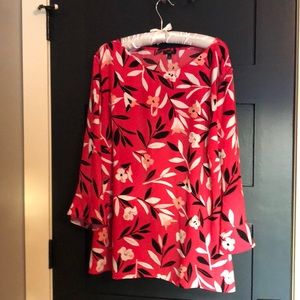 Talbots 3/4 Sleeve Coral Blouse